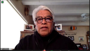 Regis Pecos Speaking on Zoom